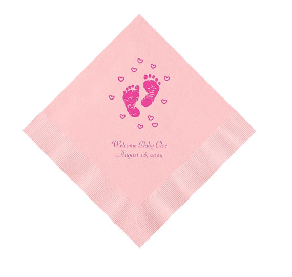 Personalized Baby Shower Napkins